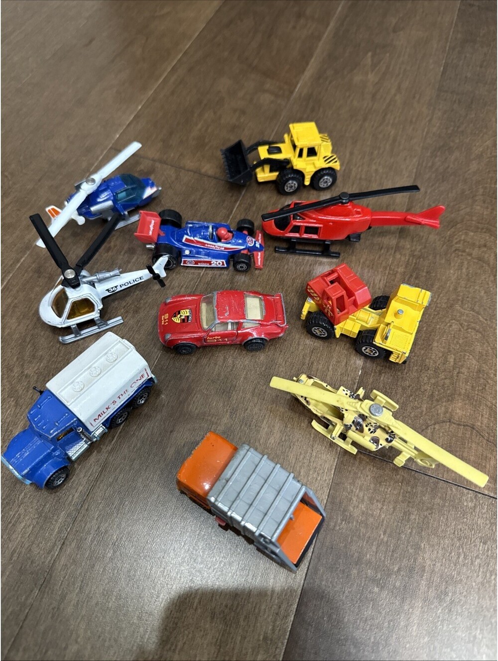 Vintage Matchbox And Diecast Car, Helicopter, Truck Lot 1970s-2000s (10)
